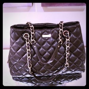 Like New Kate Spade Quilted Black Bag